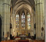 Le chœur de l'église Saint-Taurin à Évreux