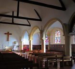 La nef de l'église Saint-Germain à Fontenay-le-Fleury