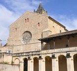 La façade occidentale de l'église Saint-Pierre de La Réole