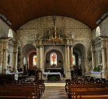 La nef de l'église Saint-Pierre à Perrusson