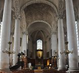 La nef de l'église Saint-Sébastien de Nancy