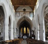 La nef de l'église Saint-Laurent de Nogent-sur-Seine