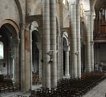 Trois des sept vaisseaux de l'église Saint–Hilaire–le–Grand