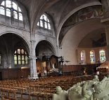 La nef de l'église Notre–Dame à Pontoise