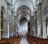 La nef de l'glise Saint-Maurice  Reims