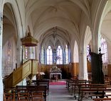 La nef de l'glise Sint-Georges  Richebourg