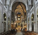 La nef de la basilique du Sacré-Cœur à Rouen