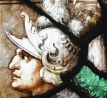 L'empereur Galère dans le vitrail XVIe siècle  de la légende de Saint Julien