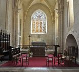 Le chœur de l'église Saint-Pallais à Saintes