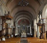 La nef de l'église Saint-Vivien