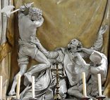 Le Martyre de saint Savinien, marbre de Joseph Hermand (1772)