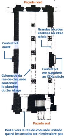 Plan de l'ancien Hôtel de Ville