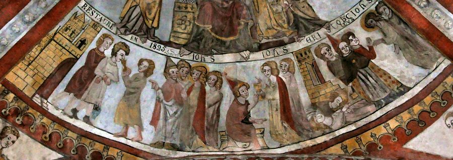 Vie de saint Jean l'Évangéliste dans le carré du transept Vie de saint Jean l'Évangéliste dans le carré du transept