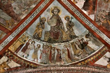 Vie de saint Jean l'Évangéliste dans le carré du transept Vie de saint Jean l'Évangéliste dans le carré du transept