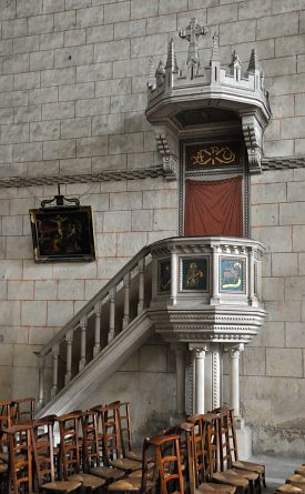 La chaire à prêcher est du XIXe siècle. La chaire à prêcher est du XIXe siècle.