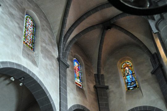 La voûte ogivale du chur. La voûte ogivale du chur.