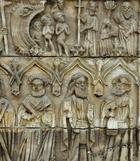 Bas-relief de la Passion du Christ, détail.