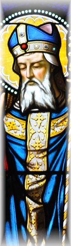 Vitrail de saint Nicolas, d�tail