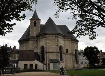 le chevet de l'église