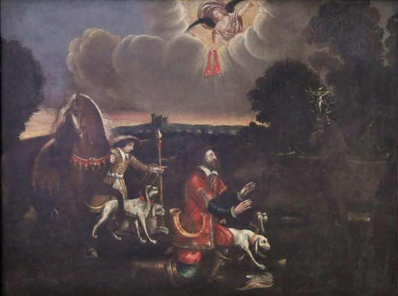 «Saint Eustache devant le cerf»