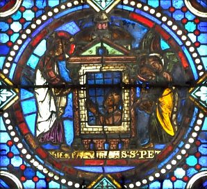 Apparition du Christ à saint Savinien emprisonné (?)