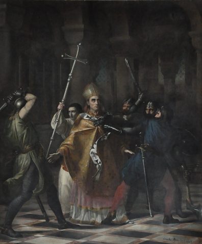 «L'Assassinat de l'archevêque de Canterbury par quatre chevaliers  normands»