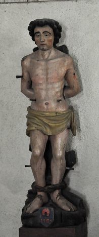Statue de saint Sébastien