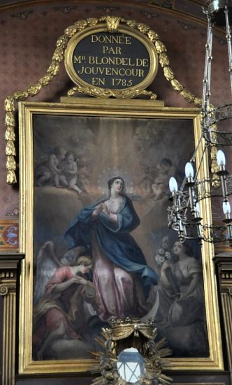 Tableau de la Vierge en majesté Tableau de la Vierge en majesté