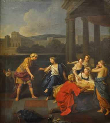 «Achille à la cour de Lycomède», atelier Coypel