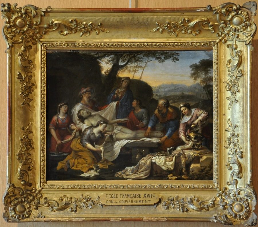 «Christ au tombeau», école française, XVIIe siècle