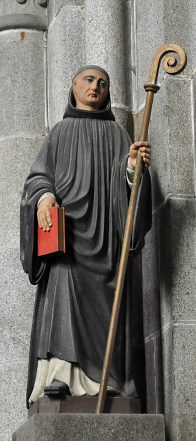 Statue de saint Gilduin.