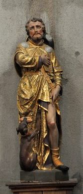 Statue de saint Roch