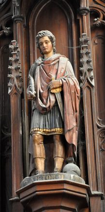 Statue de saint Victor dans la chapelle Saint-Victor