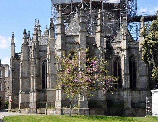 Le chevet gothique de la basilique