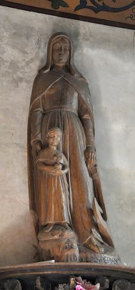 Statue de sainte Anne et de Marie