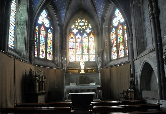 Chapelle axiale dite «du Saint Sacrement»