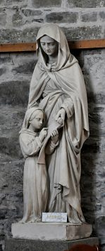 Statue de l'Éducation de la Vierge