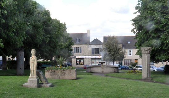 Le jardin devant la cathédrale