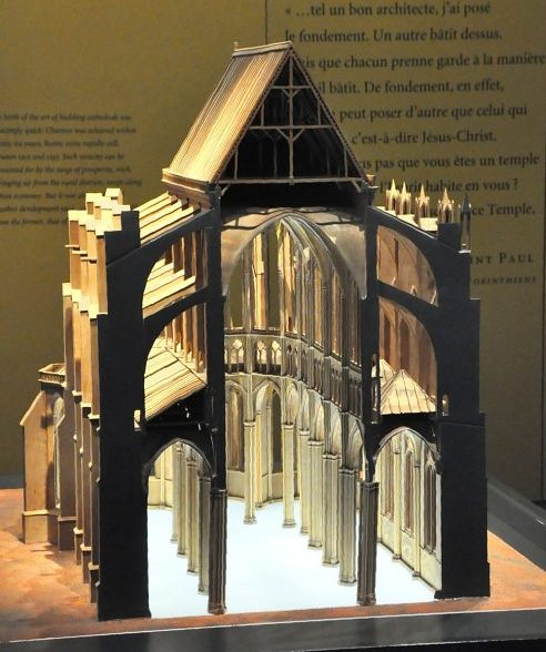 La maquette du chœur d'une cathédrale