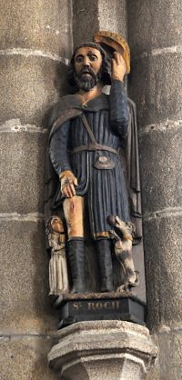 Statue de saint Roch