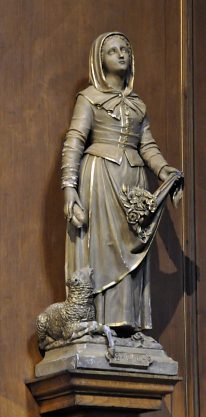 Statue de sainte Germaine dans la chapelle du Sacré-Cœur