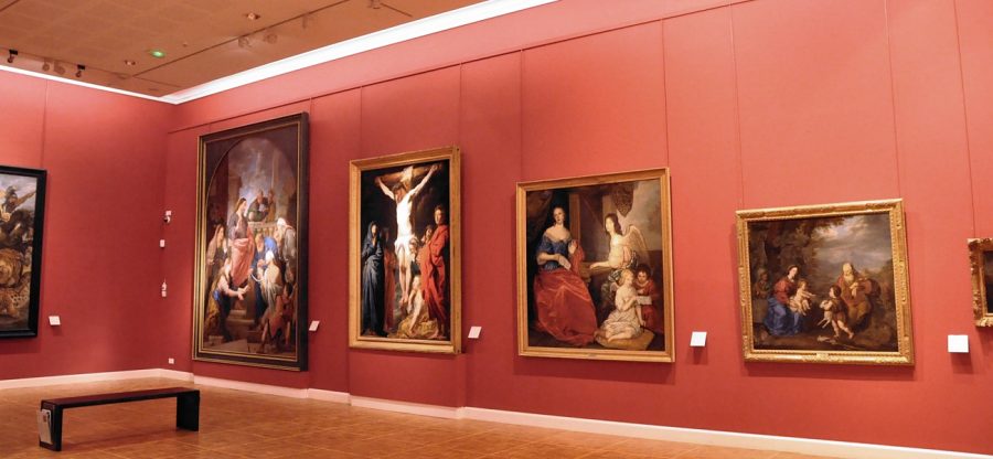 Une salle des tableaux du XVI siècle