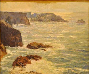 «La Côte de Goulpar sous le soleil, Belle Ile»