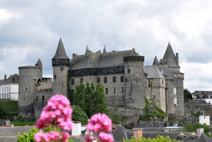 Le château de Vitré vu depuis le nord