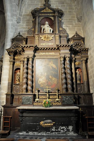 Retable de Saint-Melaine, XVIIe siècle