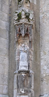 Vierge  l'Enfant dans sa niche