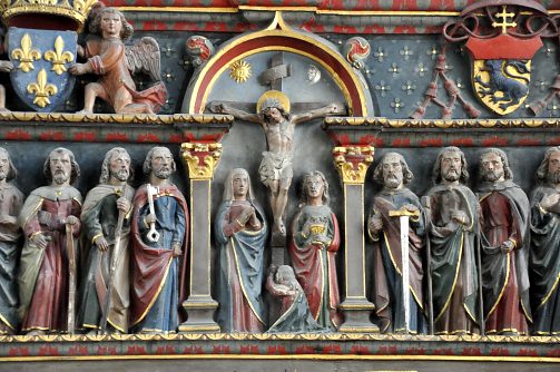 Retable du Calvaire, détail