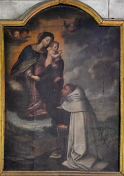 «La Vierge donnant le scapulaire à saint Simon Stock»