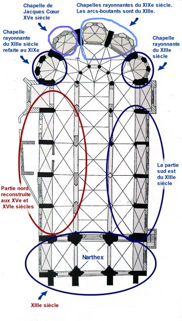 Plan de l'église Saint-Pierre-le-Guillard.