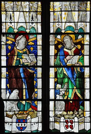 Saint Marc (et le lion) avec saint Matthieu (et l'ange)